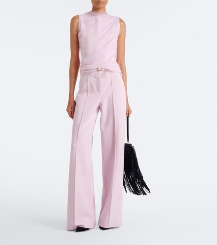 Top in jersey e tulle - Dorothee Schumacher - Modalova