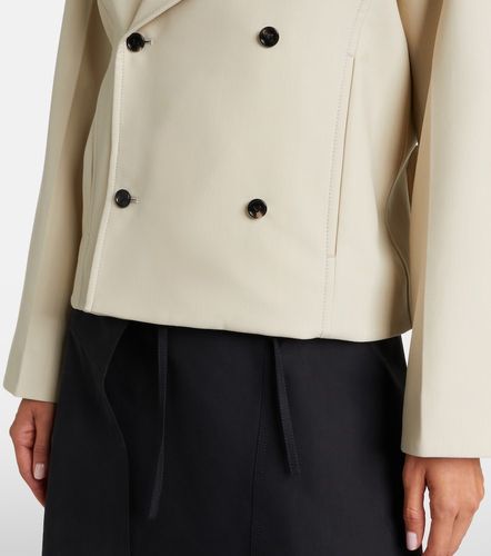 Caban in lana e cotone - Bottega Veneta - Modalova
