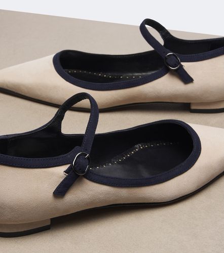 Perdiccamod suede ballet flats - Manolo Blahnik - Modalova