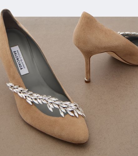 X Manolo Blahnik suede pumps - Balenciaga - Modalova