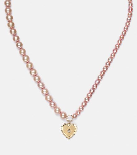 Collar de oro de 14 ct con perlas - Sydney Evan - Modalova