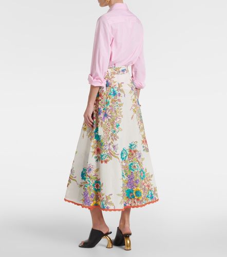 Etro Gonna midi in cotone e seta - Etro - Modalova