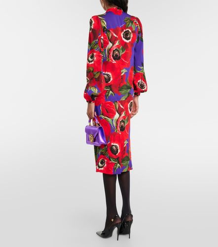 Bedruckte Schluppenbluse aus Seidengemisch - Dolce&Gabbana - Modalova
