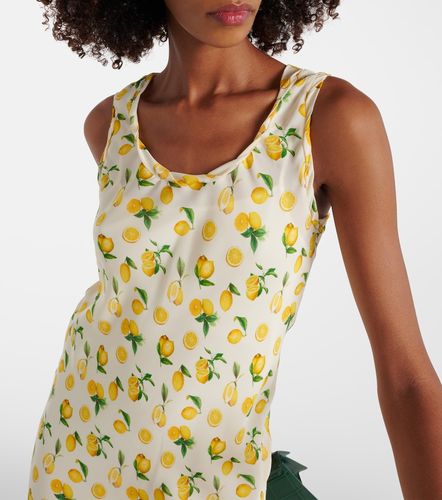 Vestido largo Tonale de seda estampado - Sportmax - Modalova