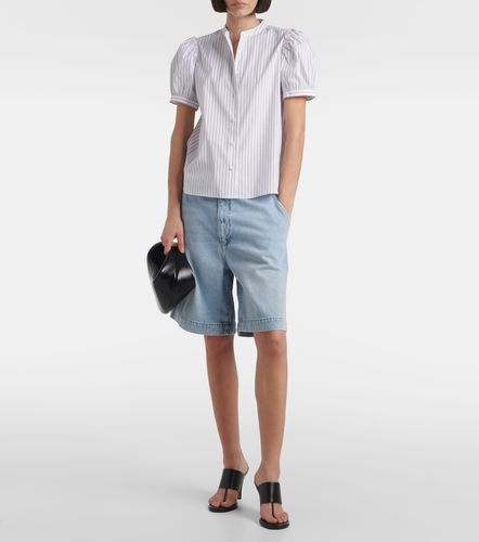 Frame The Gathered cotton-blend top - Frame - Modalova