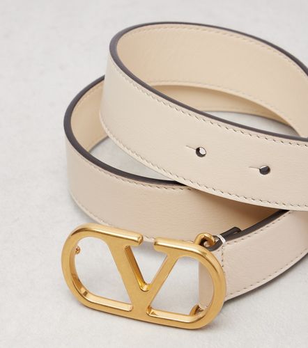 VLogo leather belt - Valentino Garavani - Modalova