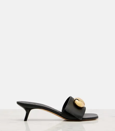 Loewe Pebble 45 leather mules - Loewe - Modalova