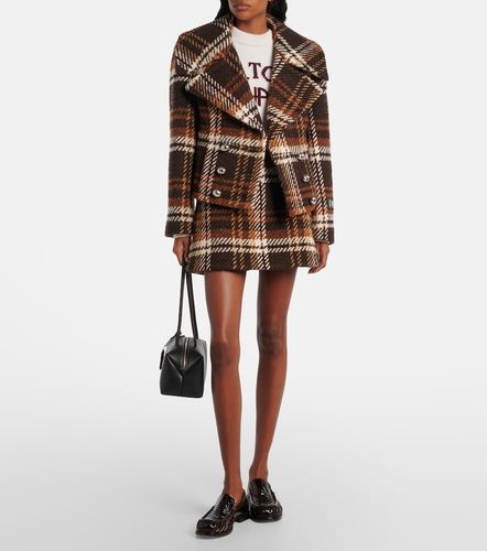 Patou Checked wool-blend miniskirt - Patou - Modalova