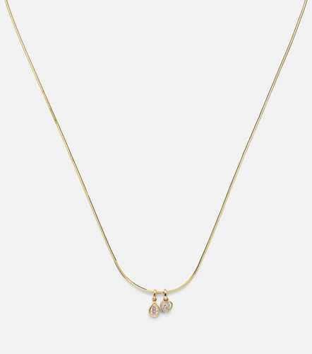 Collar con colgante de oro de 14 ct con diamantes - Roxanne First - Modalova