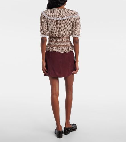 Rixo Top Britt con stampa e pizzo - Rixo - Modalova