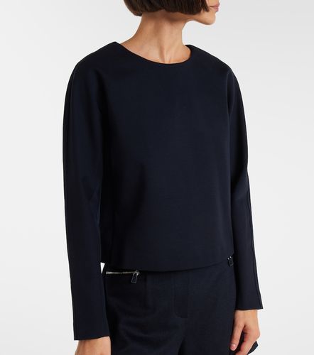 Girello wool and cotton-blend top - Max Mara - Modalova
