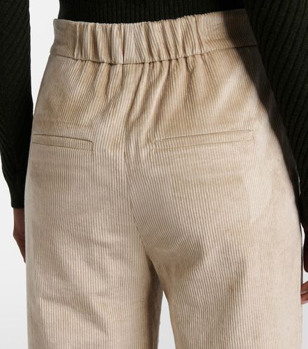 Pantaloni Grigore in misto cotone a gamba larga - Veronica Beard - Modalova