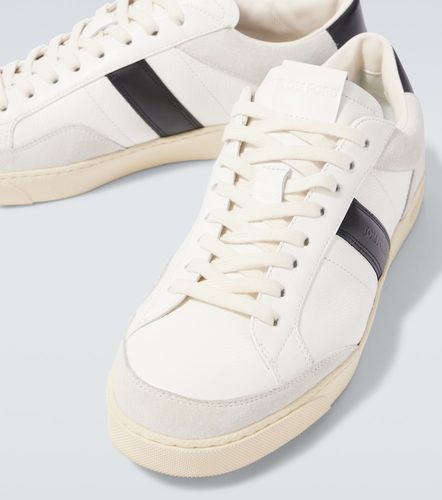 Sneakers in pelle con suede - Tom Ford - Modalova