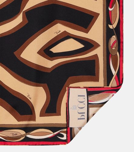 Pañuelo Labirinto de sarga de seda - Pucci - Modalova