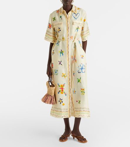 Alémais Hemdblusenkleid Sidi aus einem Leinengemisch - Alemais - Modalova
