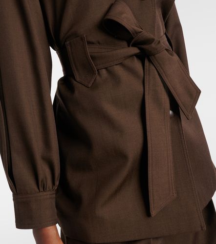 Max Mara Belted virgin wool blazer - Max Mara - Modalova