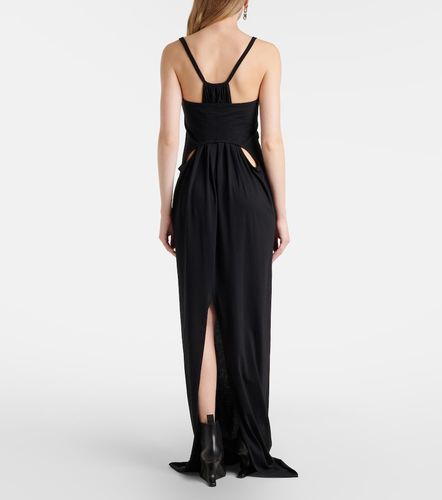 Abito lungo Temple in jersey di cotone - Rick Owens - Modalova