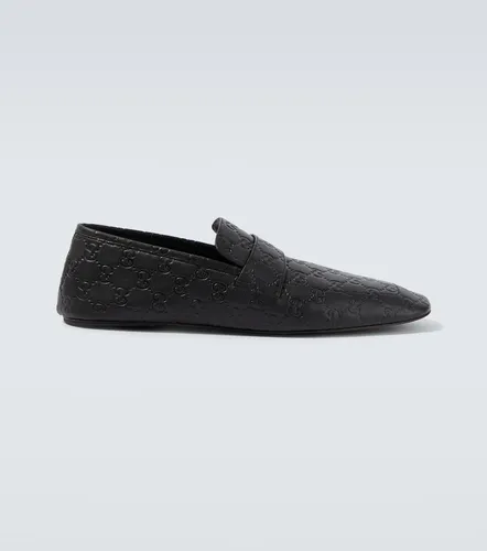 Gucci Mocassini in pelle GG - Gucci - Modalova
