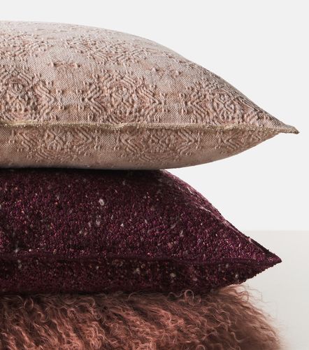 Cuscino in misto cotone jacquard - Maison de Vacances - Modalova