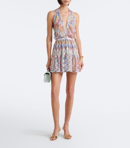 Missoni Zigzag halterneck minidress - Missoni - Modalova