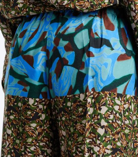 Printed wide-leg pants - Dries Van Noten - Modalova