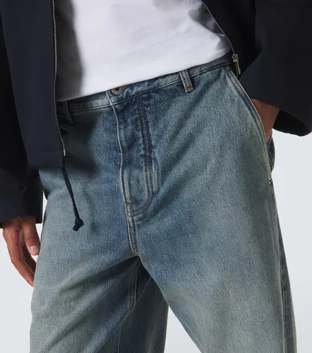 Loewe Jeans rectos con ante - Loewe - Modalova
