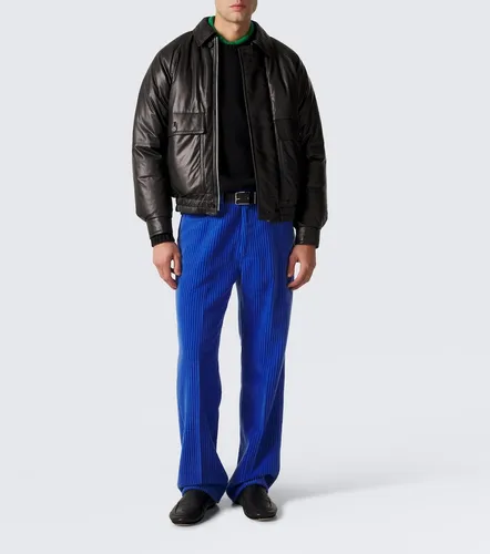 Wool and cashmere corduroy straight pants - Auralee - Modalova