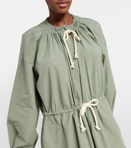 Abito midi in popeline con coulisse - Jil Sander - Modalova