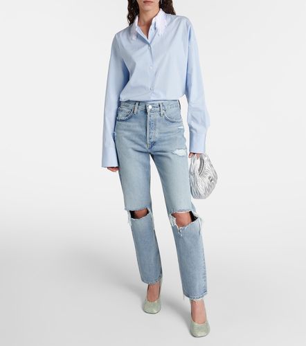 Jeans regular 90s distressed a vita media - Agolde - Modalova
