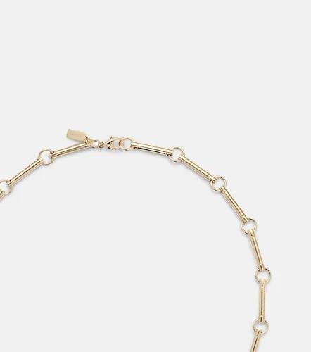 Love 18kt charm necklace with diamonds - FoundRae - Modalova