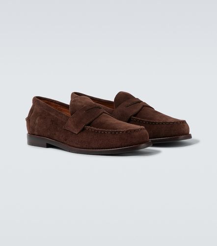 Mocassini in suede con logo - Polo Ralph Lauren - Modalova