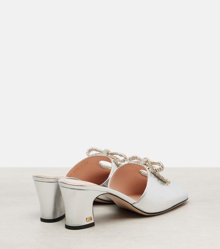 Adamantine 60 metallic leather mules - Valentino Garavani - Modalova