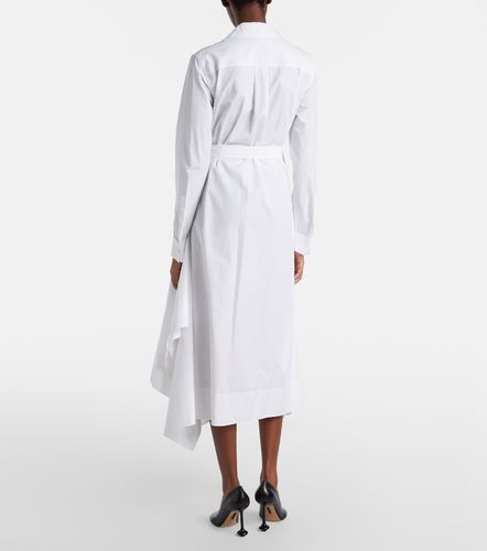 Vestido envolvente de algodón drapeado - Loewe - Modalova