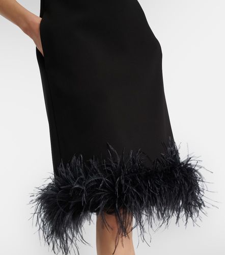 Midikleid Semito mit Federn - Max Mara - Modalova