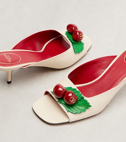 Cherryfic leather mules - Valentino Garavani - Modalova
