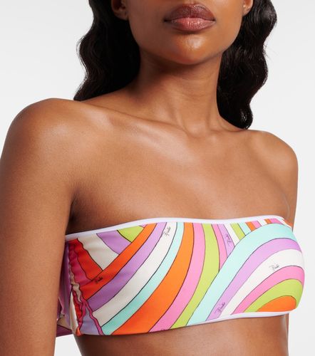 Pucci Iride bandeau bikini top - Pucci - Modalova