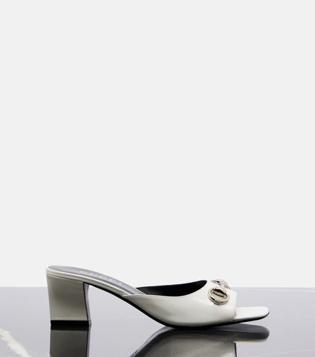 Signora Horsebit leather mules - Gucci - Modalova