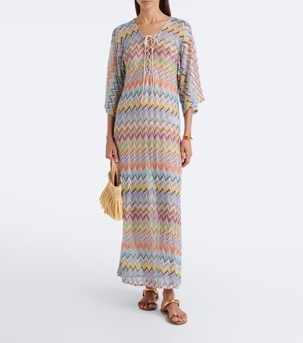 Missoni Caftano in lamé a zig zag - Missoni - Modalova