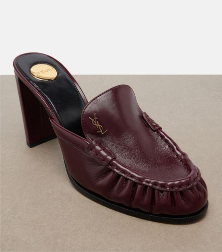 Le Loafer Cassandre leather mules - Saint Laurent - Modalova