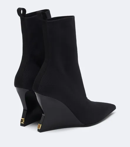 Balmain Knitted wedge ankle boots - Balmain - Modalova