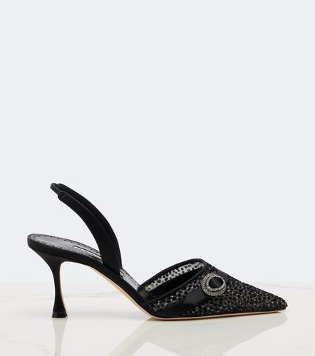Pumps slingback Zutosli con cristalli - Manolo Blahnik - Modalova