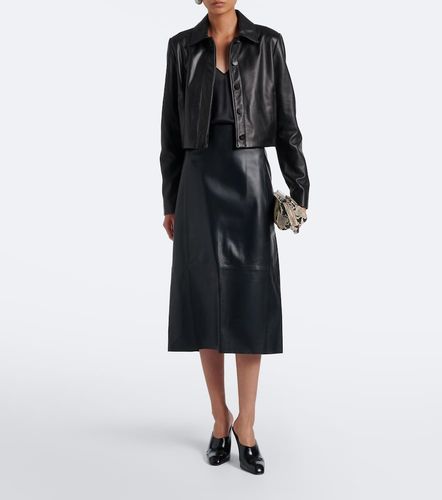 Vince Cropped-Lederjacke - Vince - Modalova