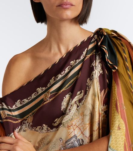 Vestido corto Valiant de seda drapeado - Zimmermann - Modalova