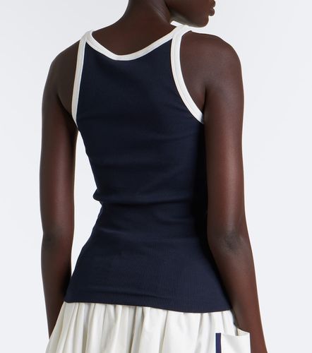 Tank top acanalado de algodón - Prada - Modalova
