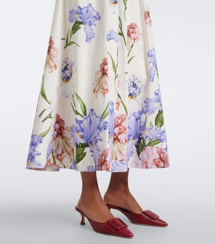 Vestido de cóctel de popelín de algodón - Oscar de la Renta - Modalova