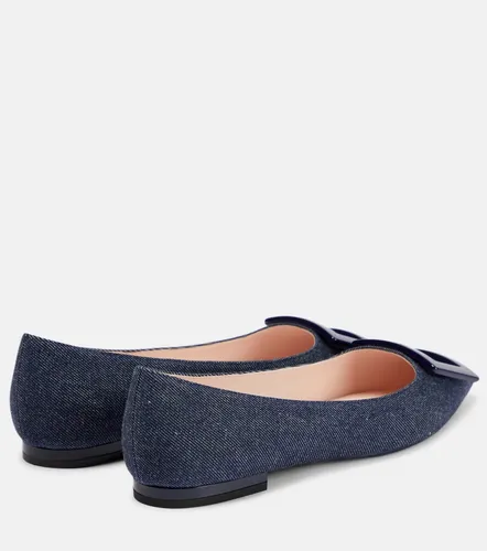 Bailarinas Gommettine Ball en denim - Roger Vivier - Modalova