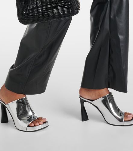 Pantaloni a gamba larga in similpelle - Stella McCartney - Modalova