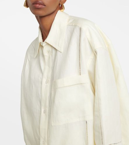 Camisa oversized de lino - Bottega Veneta - Modalova