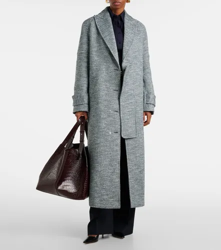 Boucle tweed wrap coat - Victoria Beckham - Modalova