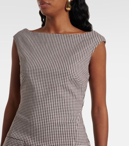 Staud Walker checked minidress - Staud - Modalova